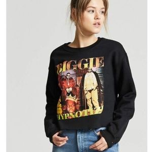 Biggie Smalls cropped sweatshirt